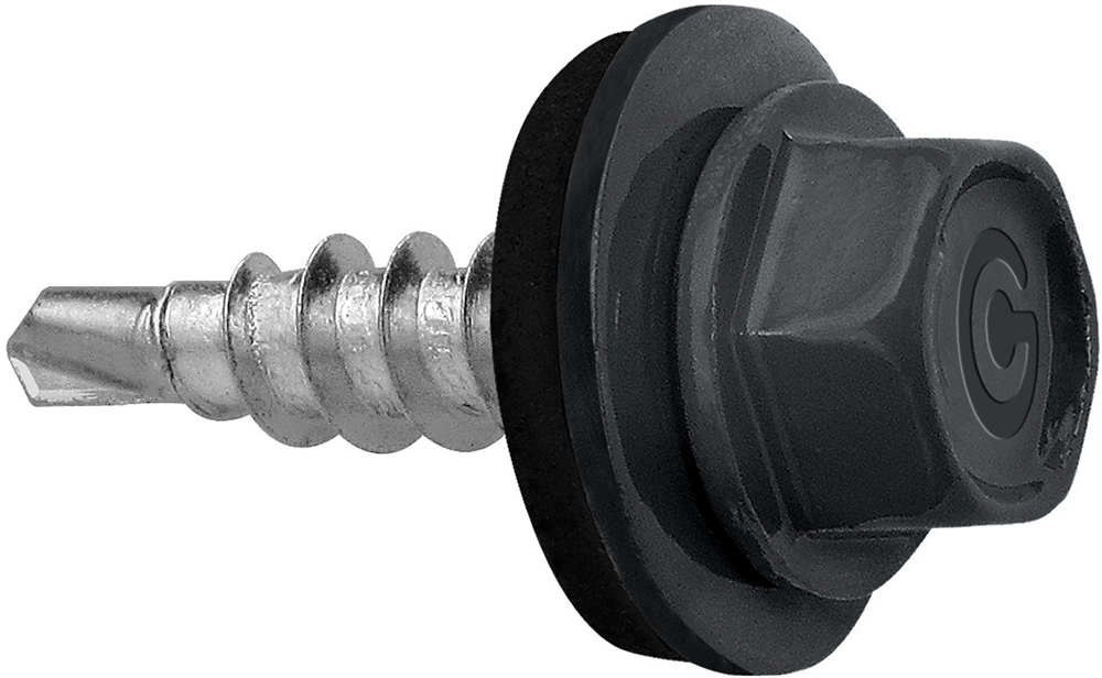 Zelftappende schroeven Sw 4,8x20mm RR2H3 zwartgrijs